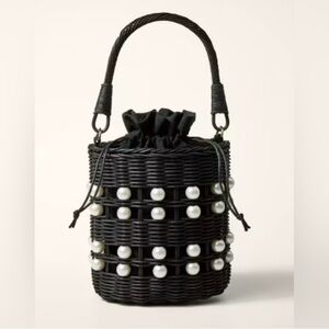 ♠️Kate Spade x Target ♠️pearl embellished bucket bag NWT